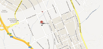 Mapa oficina en la calle Marie Curie